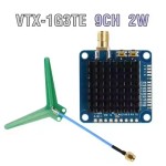 Original VTX-1G3TE V2 Video for RC Long Range Drones 1.2GHz 1.3GHz 2000mW 2W 9CH Tramp VTX Control Racing Drones Accessory